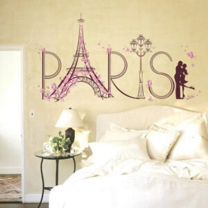 Vinil Decorativo Torre Eifel París Pareja Sala Habitación – Darababy.mx